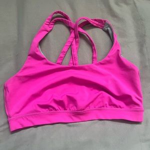Lululemon Energy Bra Size 10– fuchsia